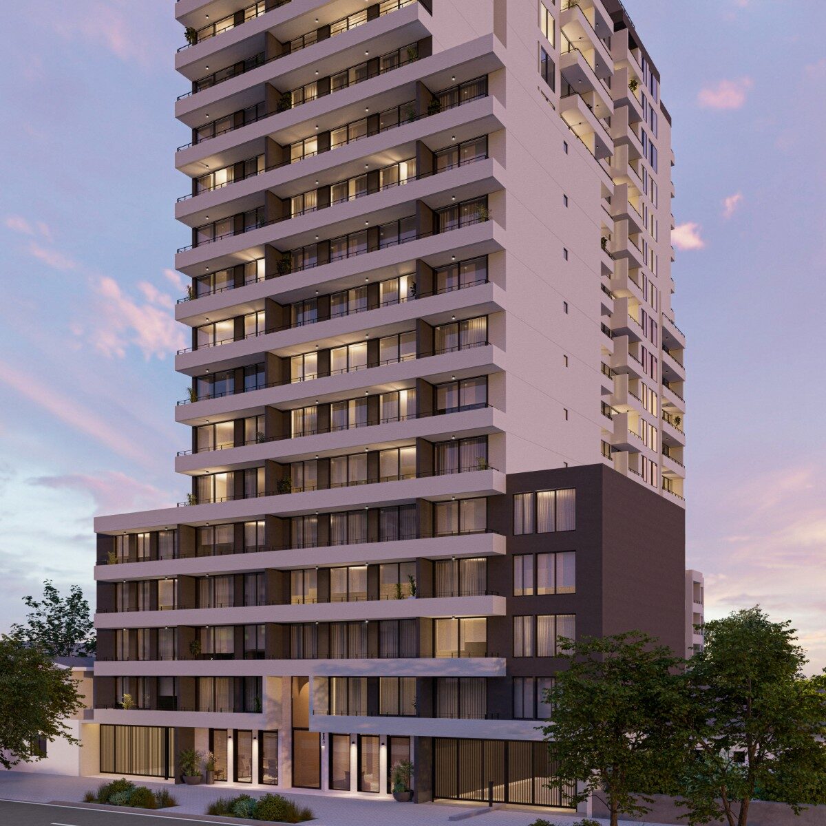 Fachada del edificio Ciudad Cerrillos